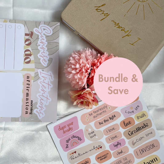 Glow Up journaling bundle